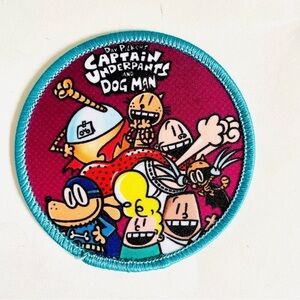NWT Scholastic Captain Underpants Dogman Iron-On Iron On Patch